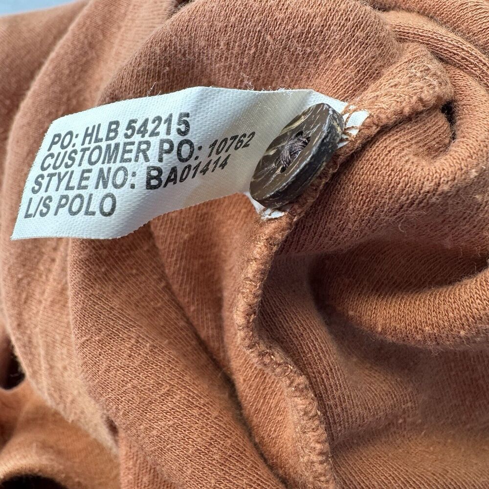 Harley Davidson Motorcycles Mens Size XL Long Sleeve‎ Polo Shirt 2008 Michigan - Picture 5 of 12
